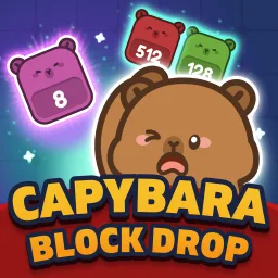 Capybara Block Drop