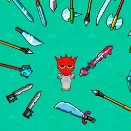 Red Sprunki with a Sword