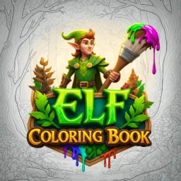Elf Coloring Book
